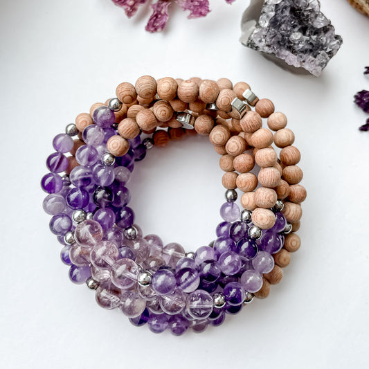 February Bracelet - Amethyst