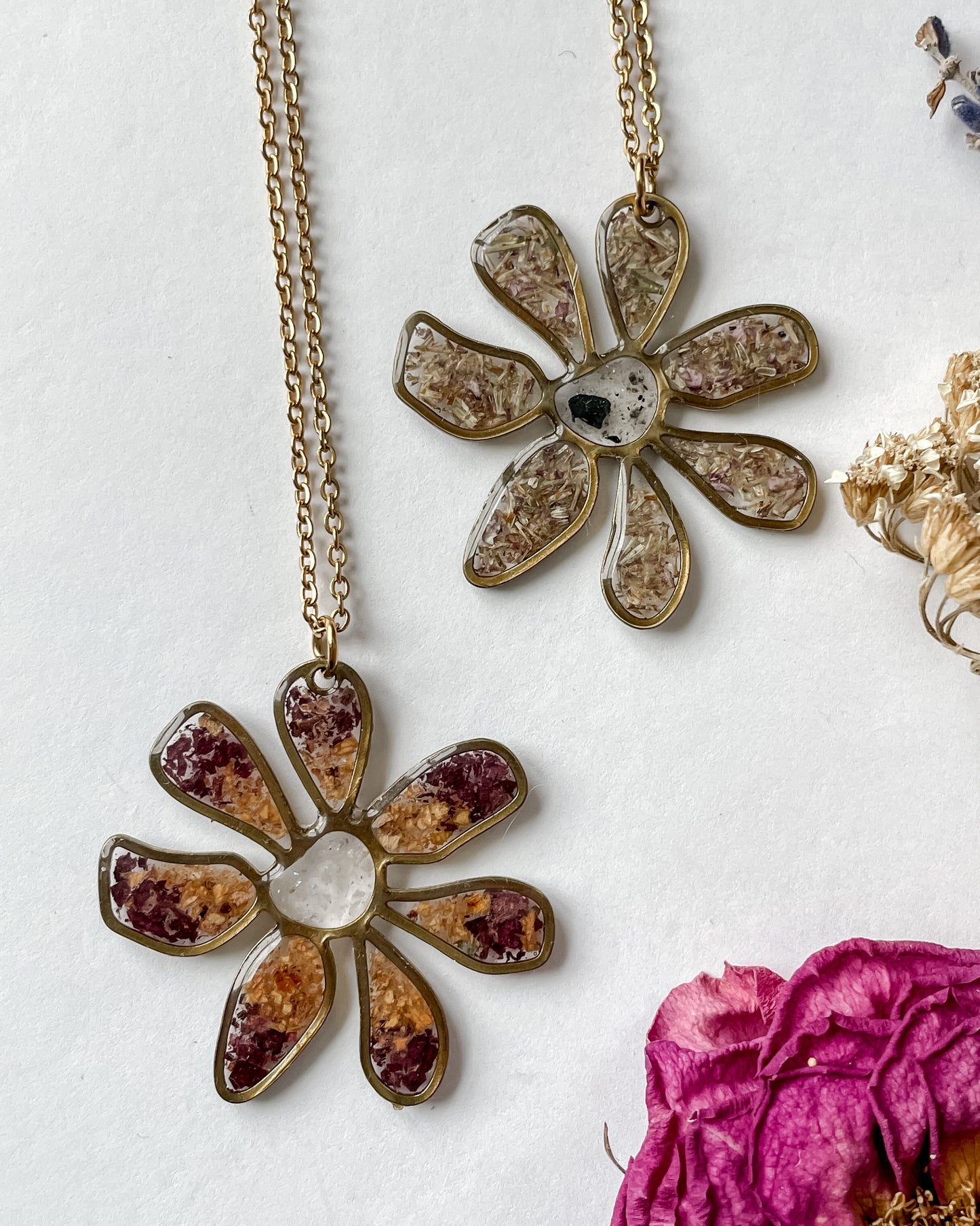 Intentional Flower Necklace