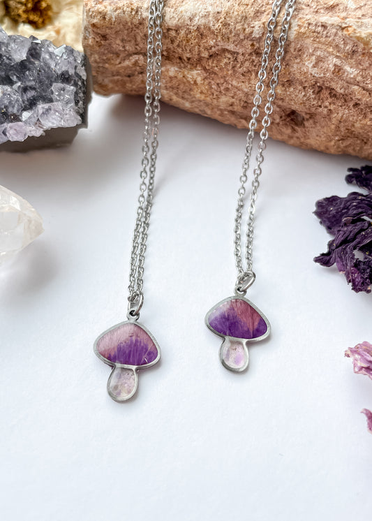 February Mushies - Birthstone & Flower