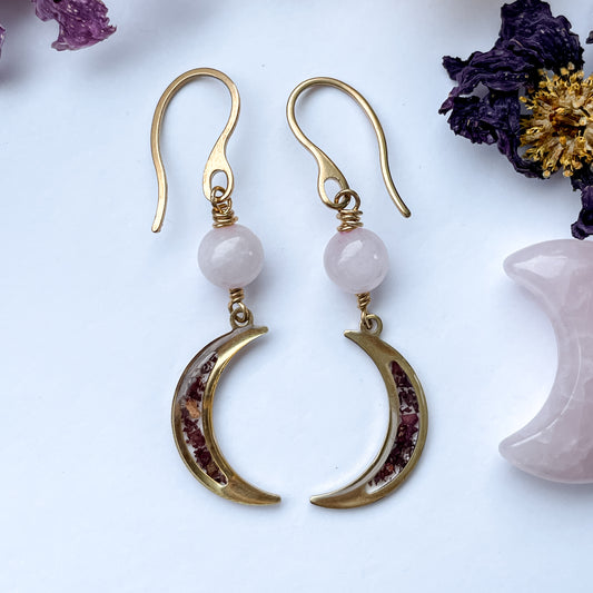 Self Love Moon Earrings