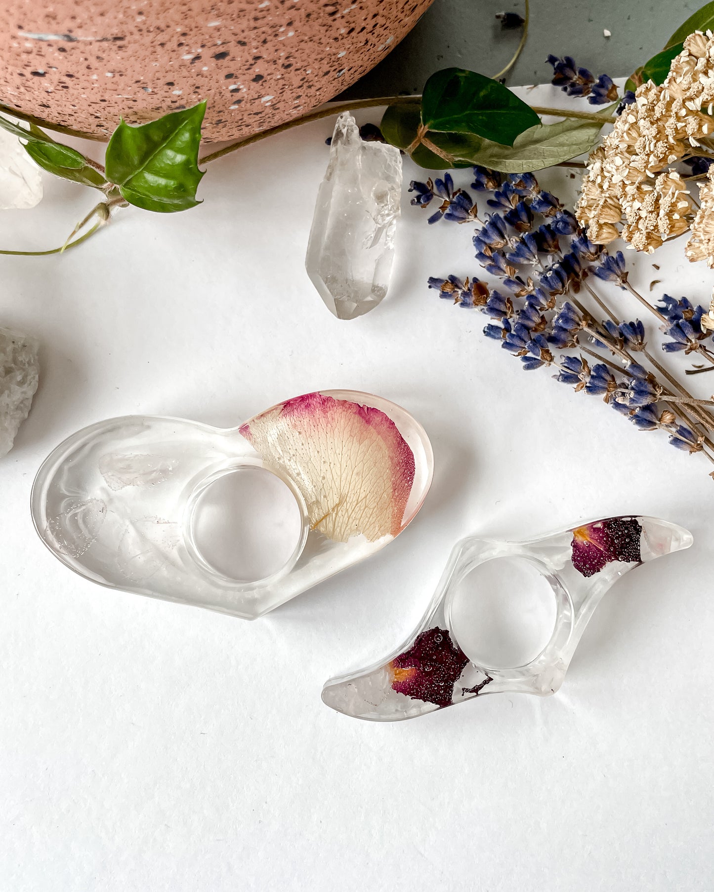 Botanical & Crystal Book Page Holders